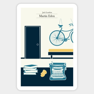 Martin Eden's room - 3 colors Sticker